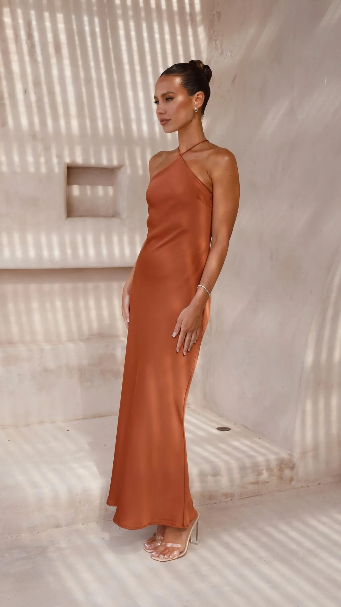 Chiara Maxi Dress - Copper