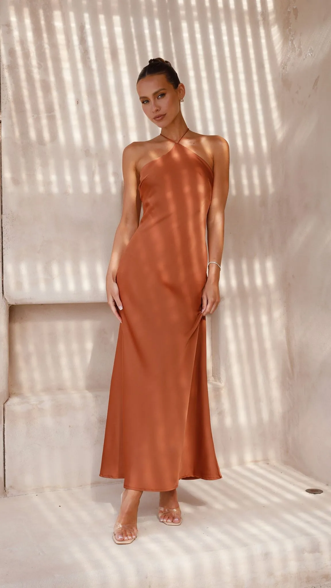 Chiara Maxi Dress - Copper