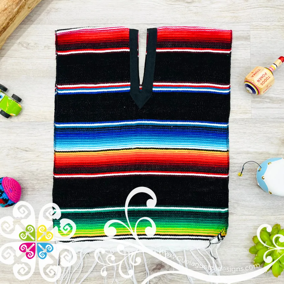 Children's Medium Sarape Poncho