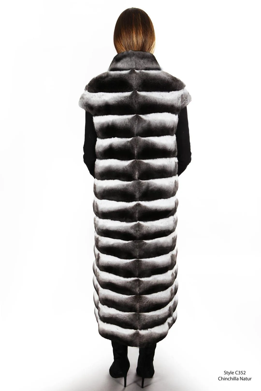 Chinchilla Long vest