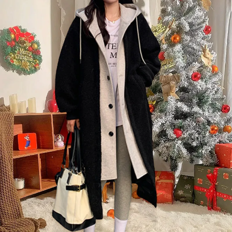 🎅Christmas Sale🎄 2-Layered Imitation Cashmere Coat