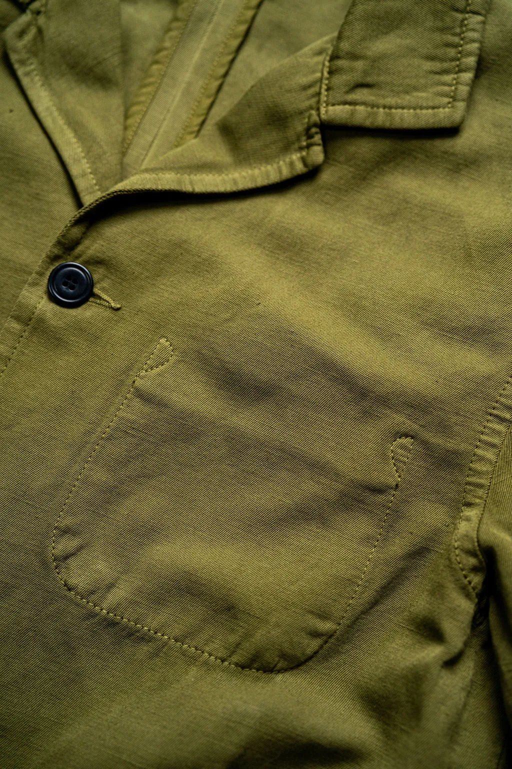 C.O.F. Studio Painter Jacket - Light Cotton Linen Olive