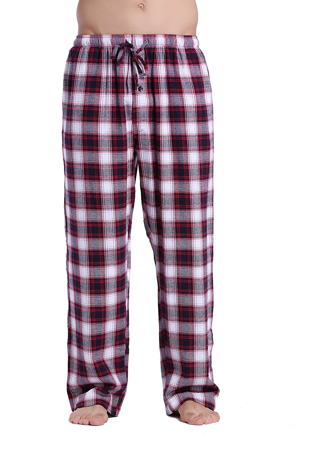 CYZ Men's 100% Cotton Super Soft Flannel Plaid Pajama Pants