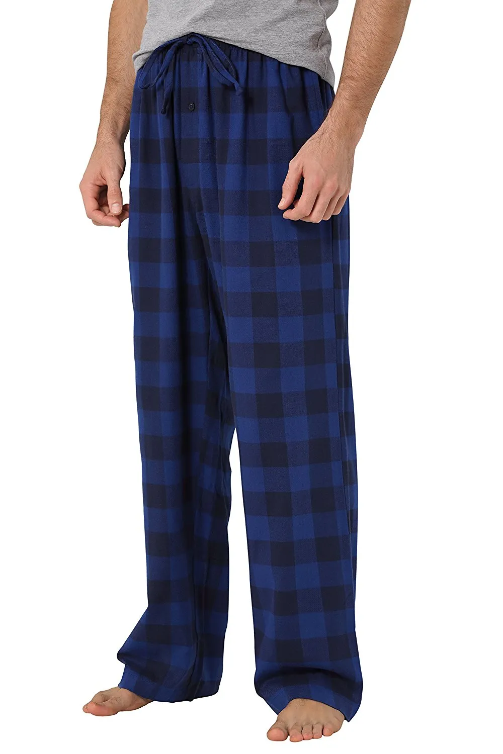 CYZ Men's 100% Cotton Super Soft Flannel Plaid Pajama Pants