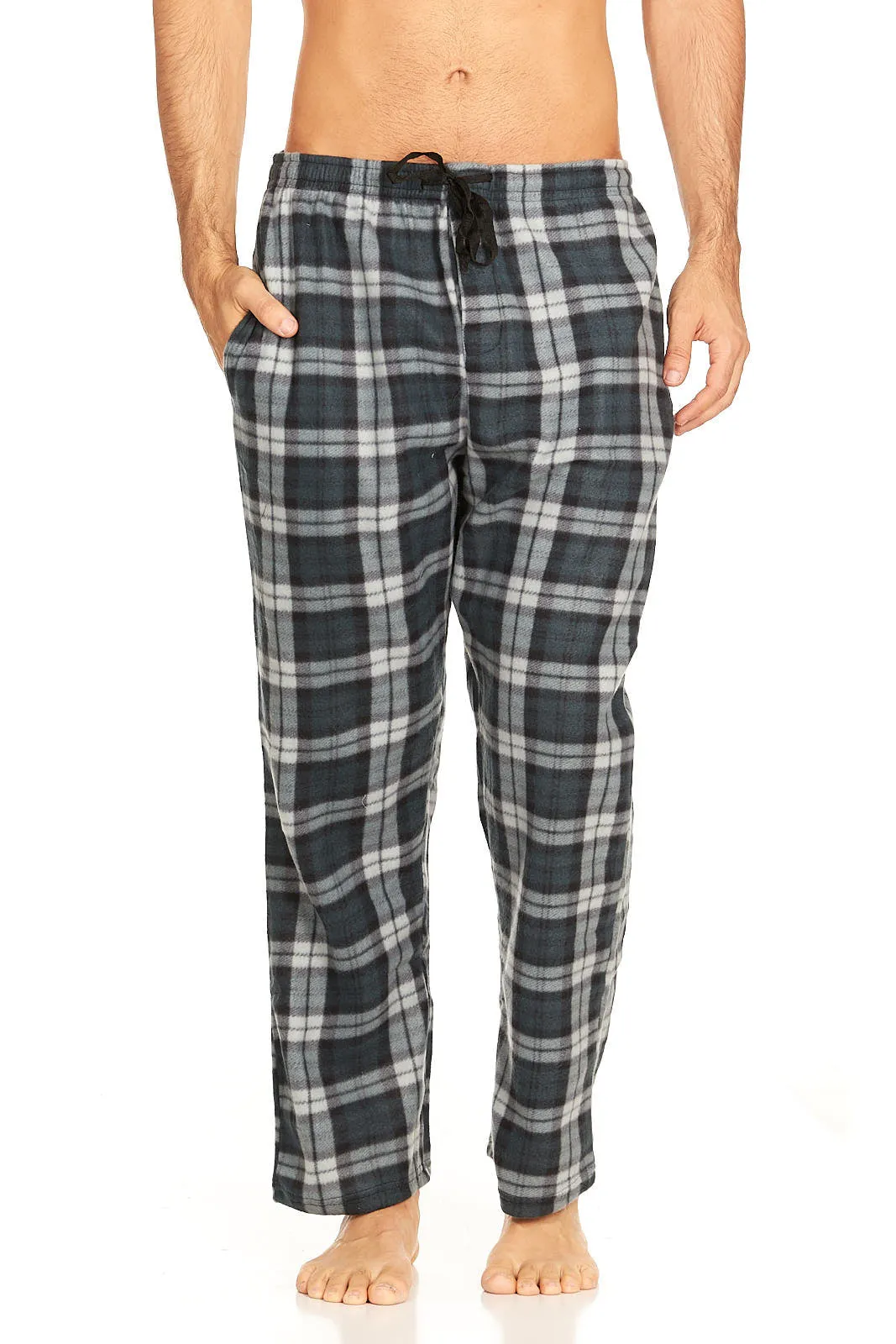 DARESAY Mens Microfleece Pajama Pants/Lounge Wear with Pockets and Adjustable Waistband