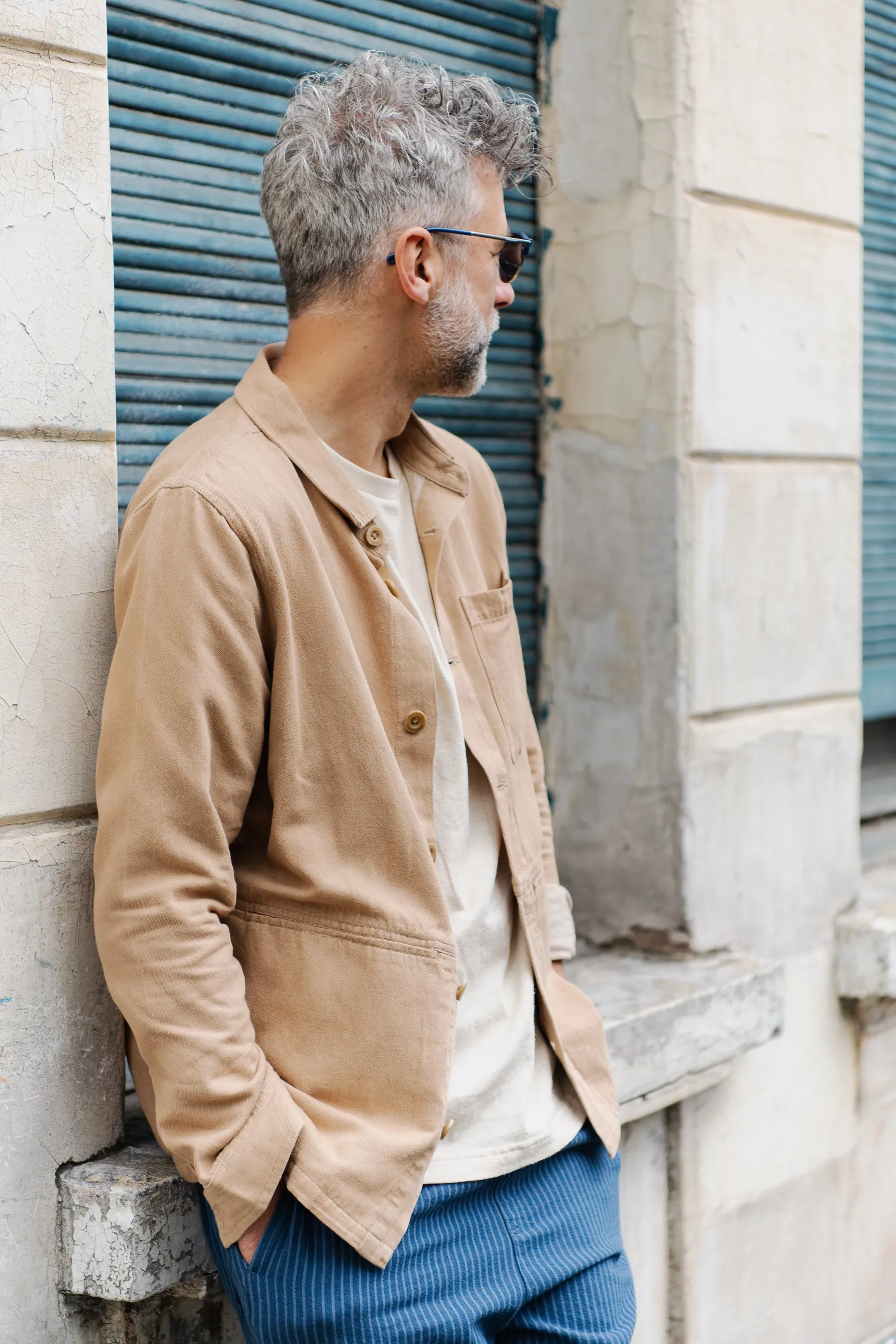 Dedicated Fagersta Shacket - Beige