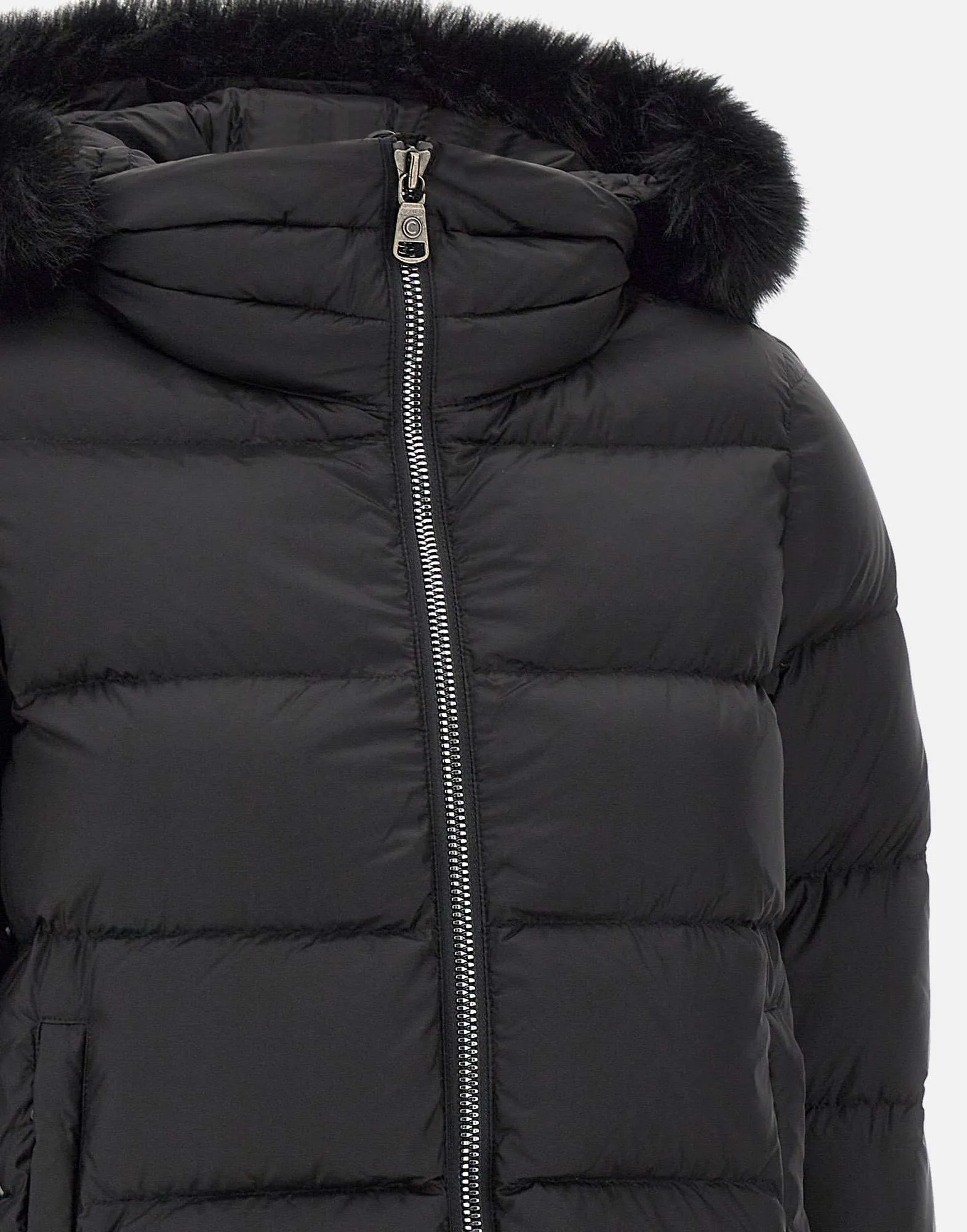 Deluxe Black Women's Down Jacket