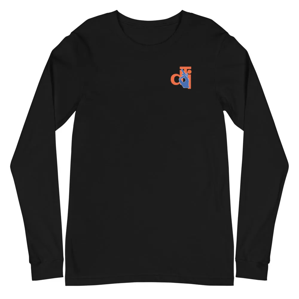 Descendants of the Island Blue and Orange Logo Long Sleeve Tee