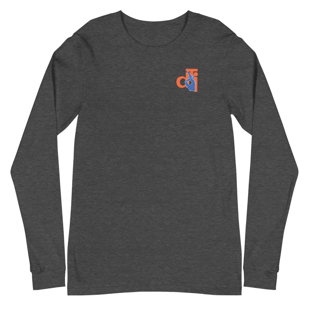 Descendants of the Island Blue and Orange Logo Long Sleeve Tee