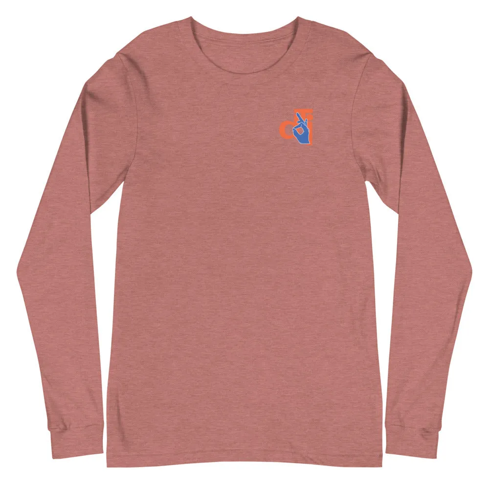 Descendants of the Island Blue and Orange Logo Long Sleeve Tee