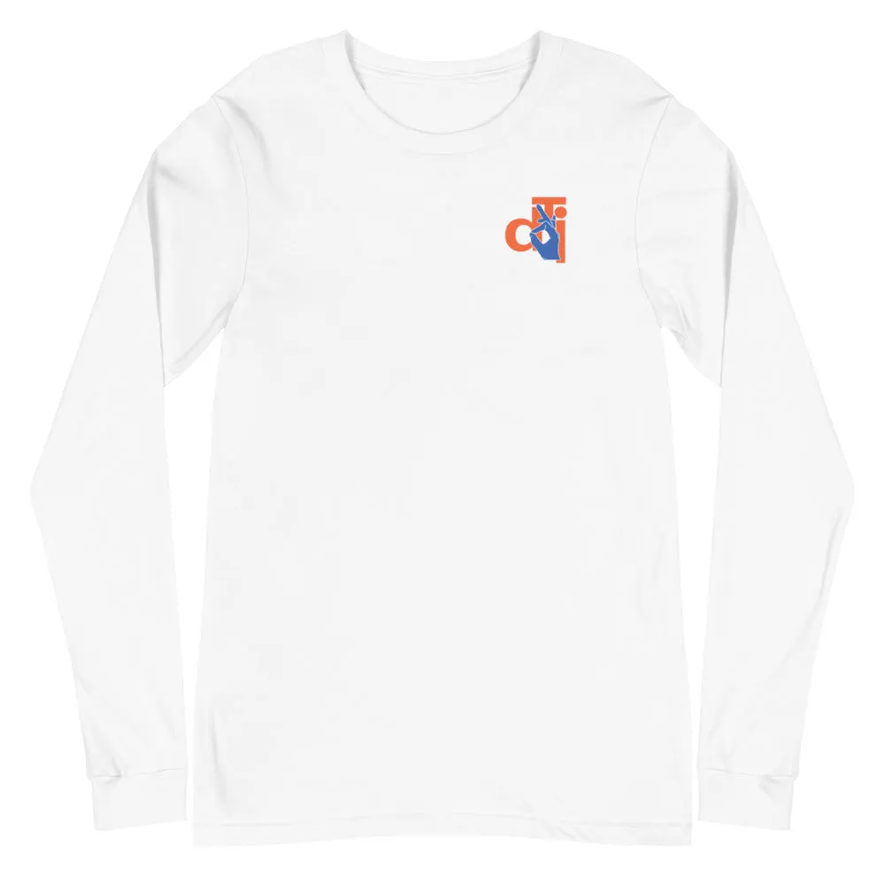 Descendants of the Island Blue and Orange Logo Long Sleeve Tee