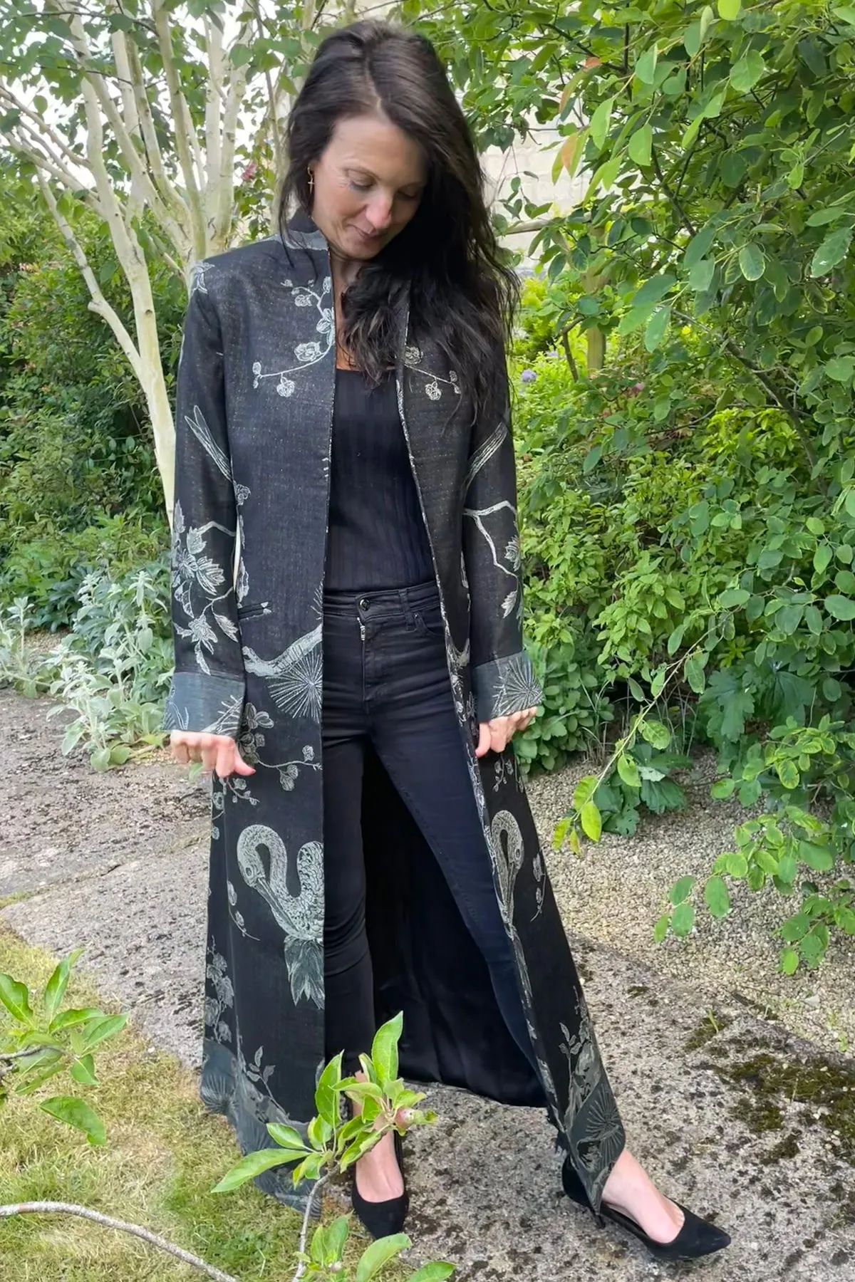 Devi Coat in Ebony