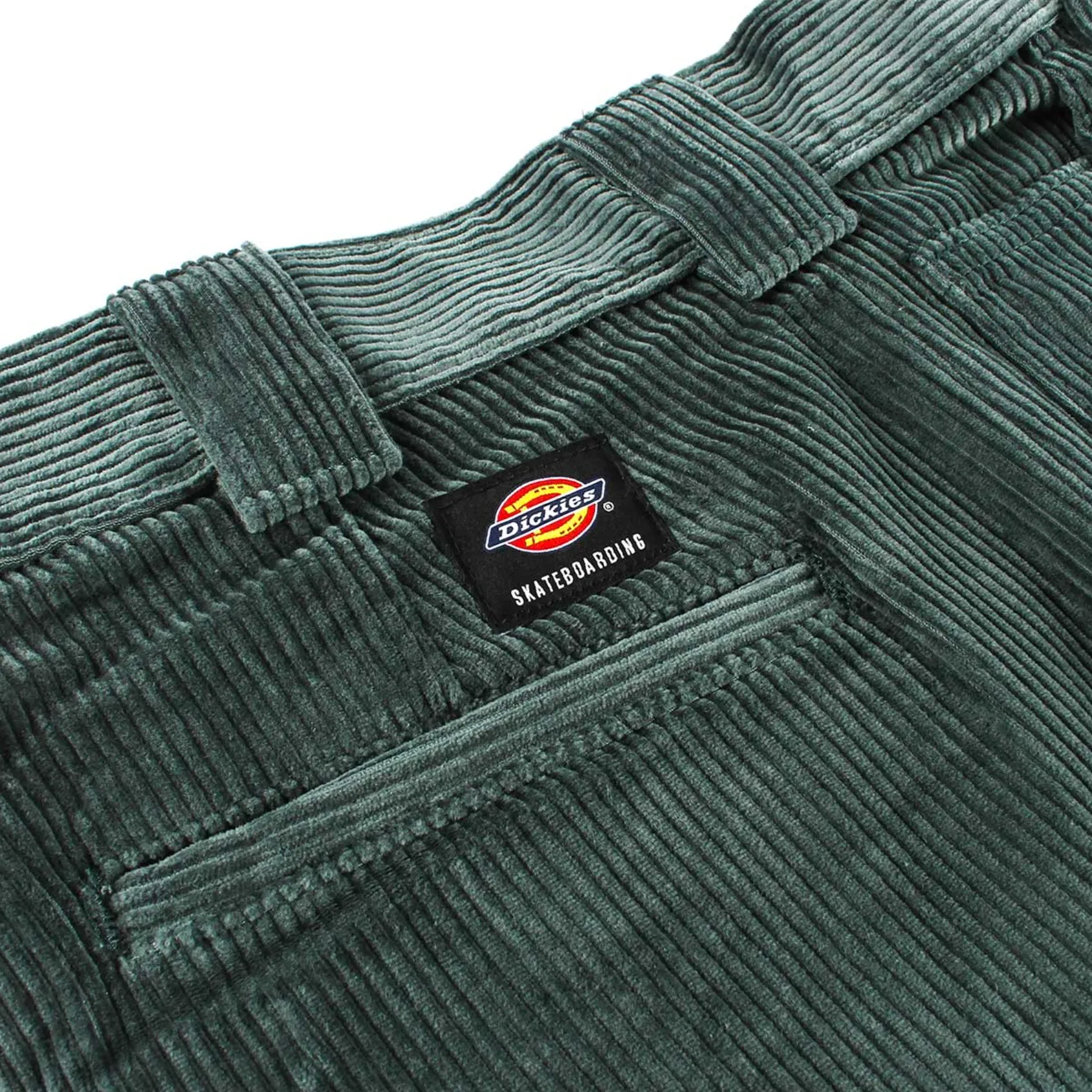 DICKIES FRANKY V LINCOLN GREEN CORDUROY DOUBLE KNEE