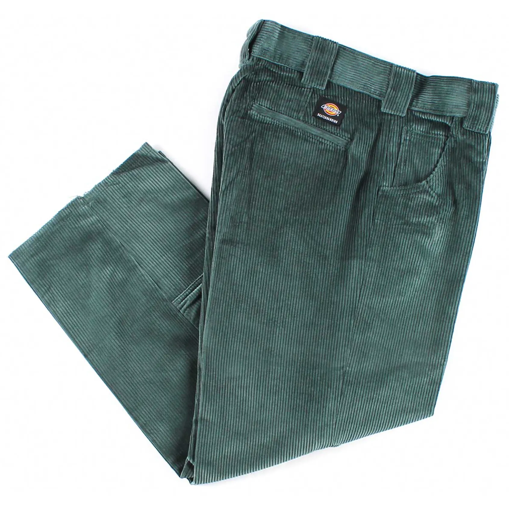 DICKIES FRANKY V LINCOLN GREEN CORDUROY DOUBLE KNEE