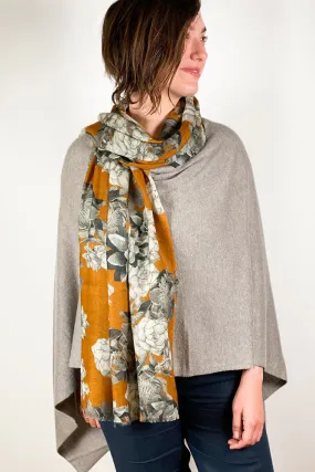 Dolma Cashmere Poncho Lotta Grey