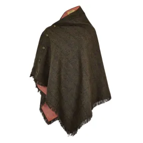 Dubarry Hazelwood Ladies Tweed Poncho - Hemlock