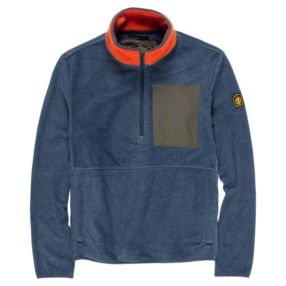 Element Windrift Quarter Zip Jacket Eclipse Navy Heather