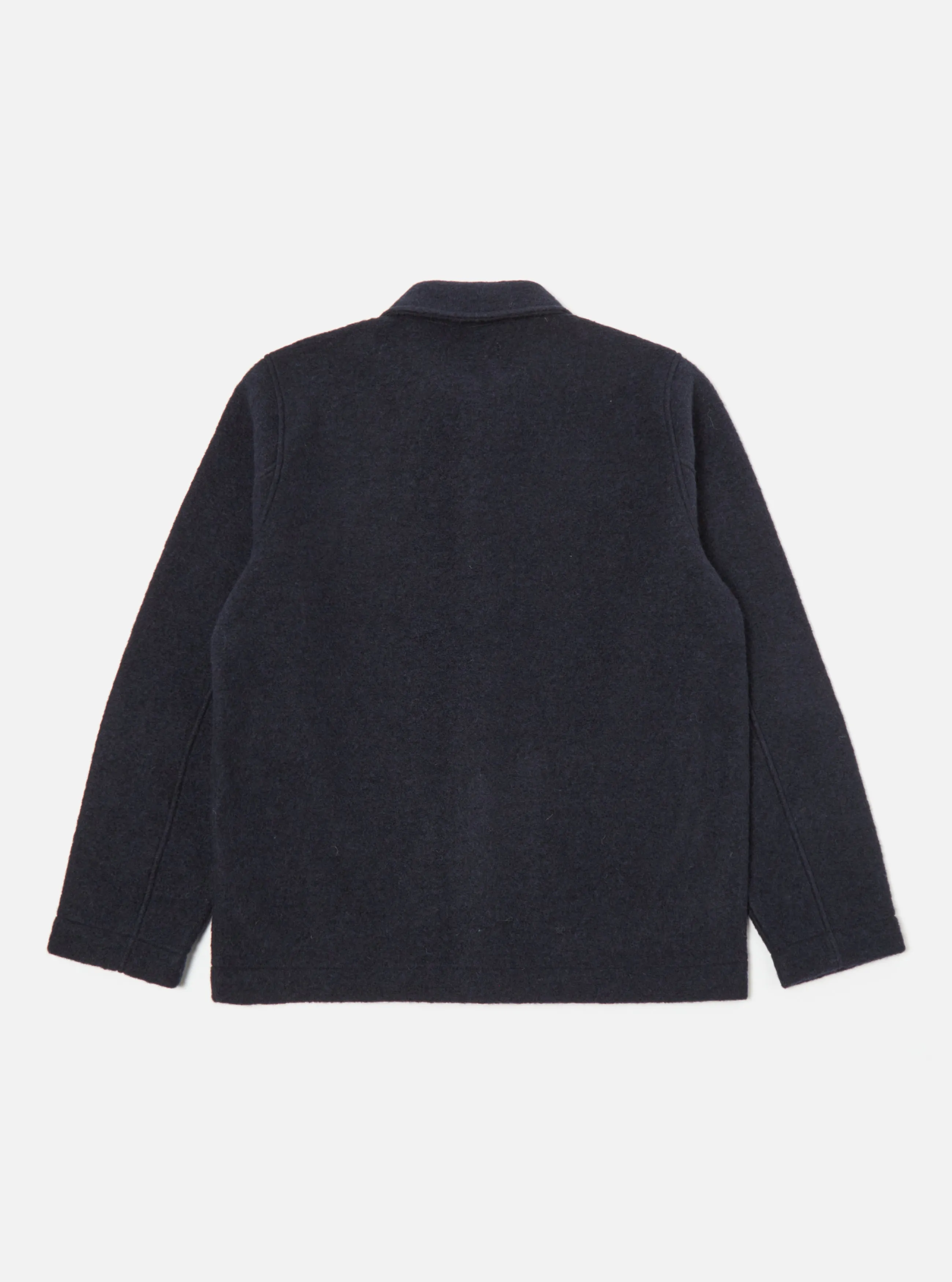 FIELD JACKET WOOL FLEECE NAVY / UNIVERSAL WORKS