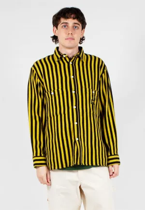 Flannel Shirt - old yellow stripe