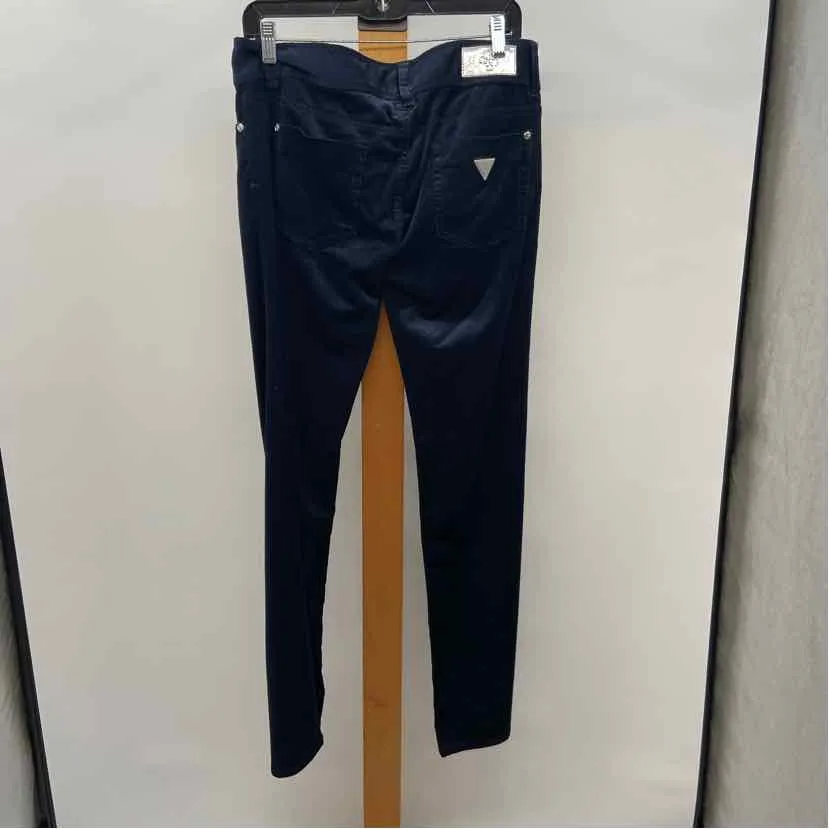 Guess Women's Size 10 Navy Corduroy Pants