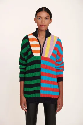 HAMPTON SWEATER | CABANA STRIPE MULTI