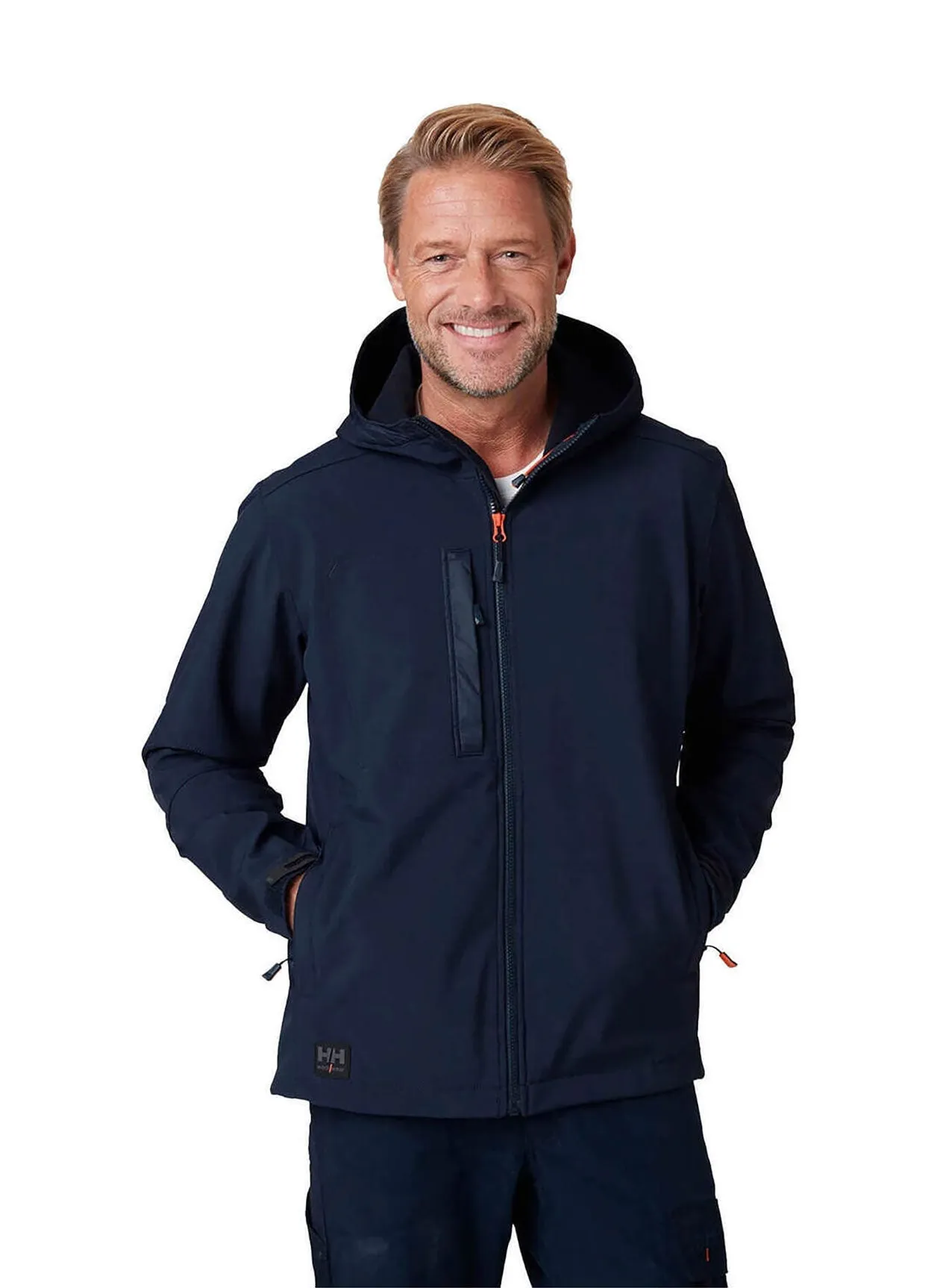 Helly Hansen Kensington Hooded Softshell Custom Jackets, Navy