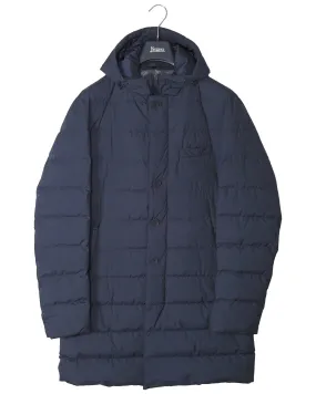 Herno LAMINAR Coat in GORE-TEX INFINIUM Windstopper - Navy