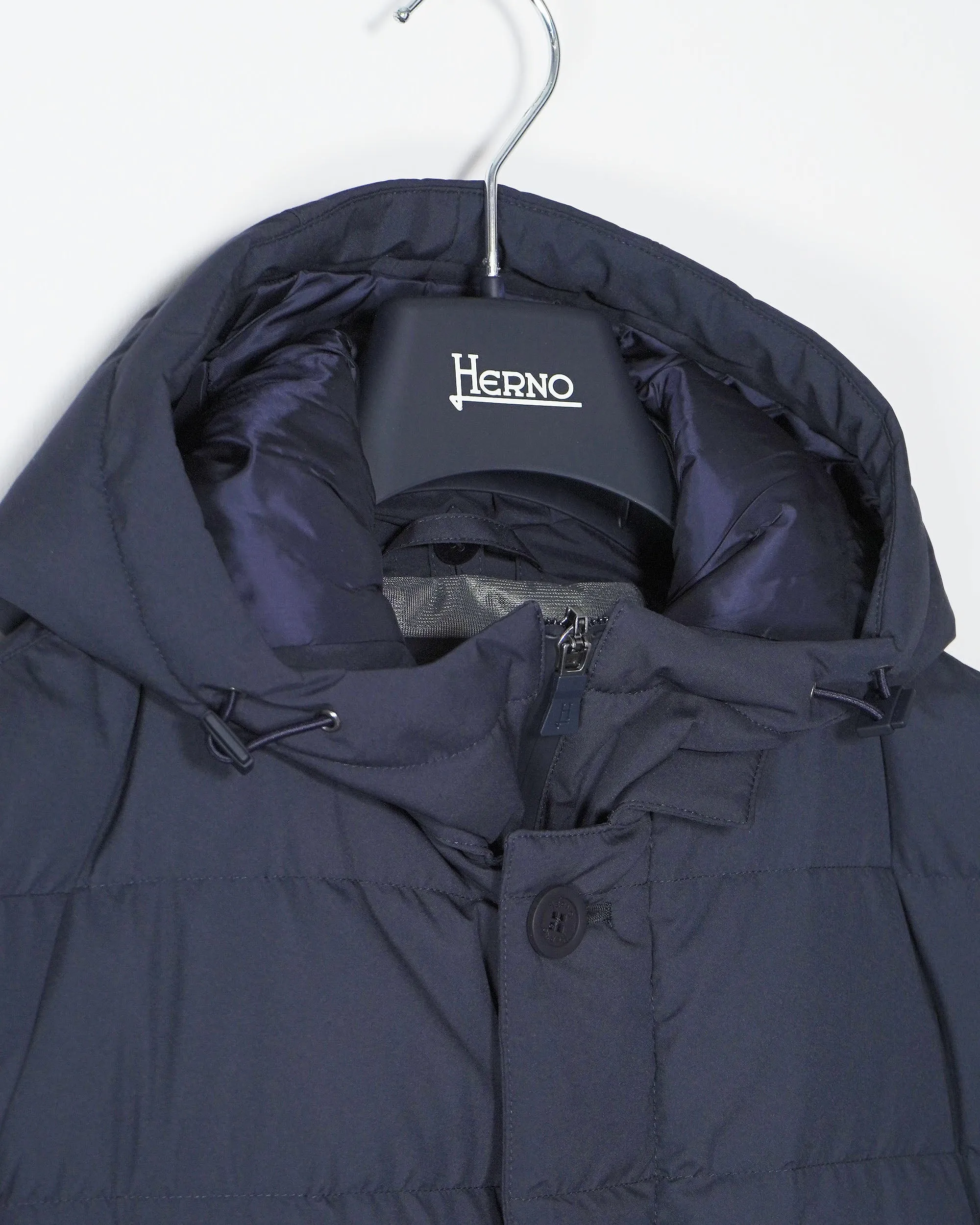 Herno LAMINAR Coat in GORE-TEX INFINIUM Windstopper - Navy