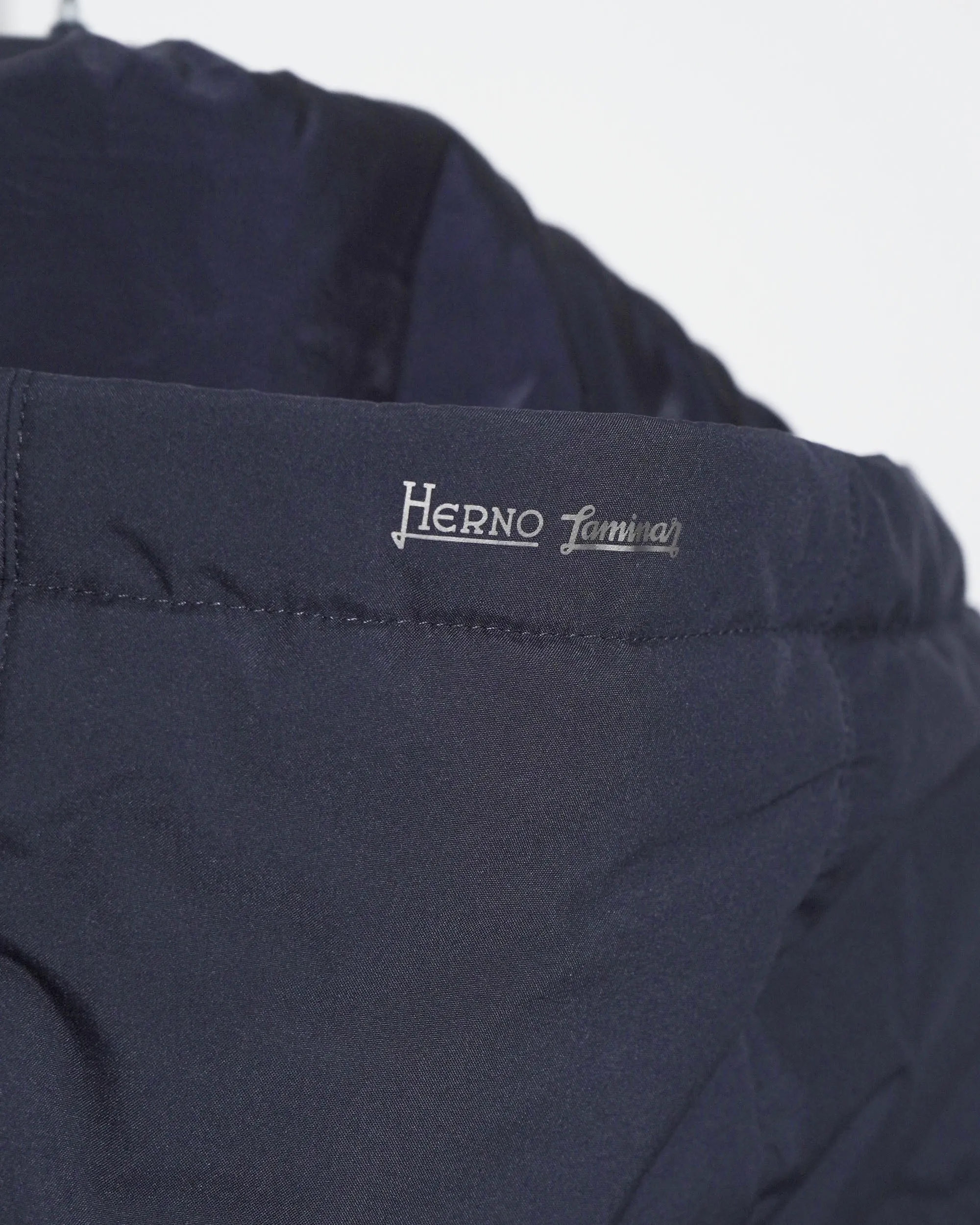 Herno LAMINAR Coat in GORE-TEX INFINIUM Windstopper - Navy