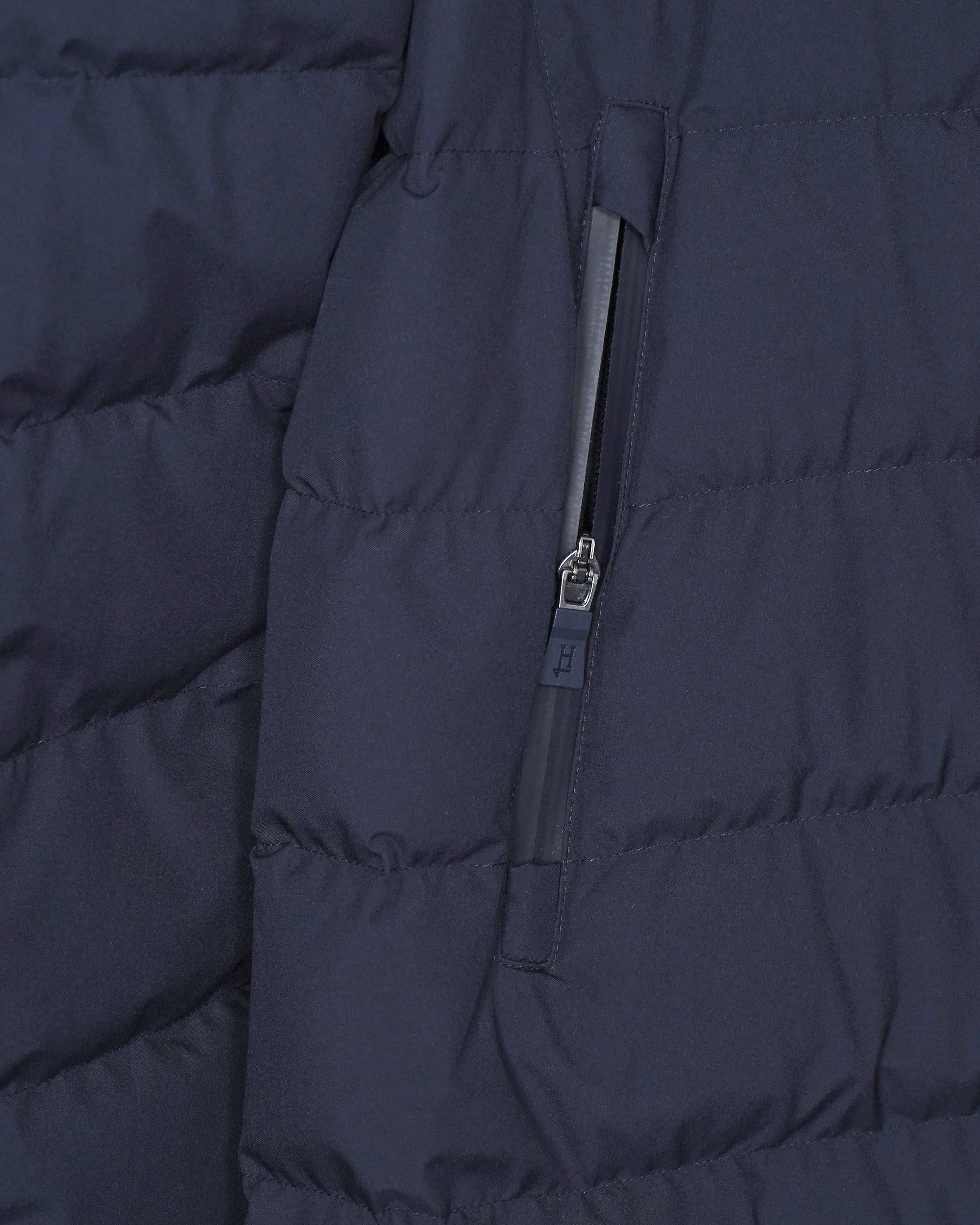 Herno LAMINAR Coat in GORE-TEX INFINIUM Windstopper - Navy