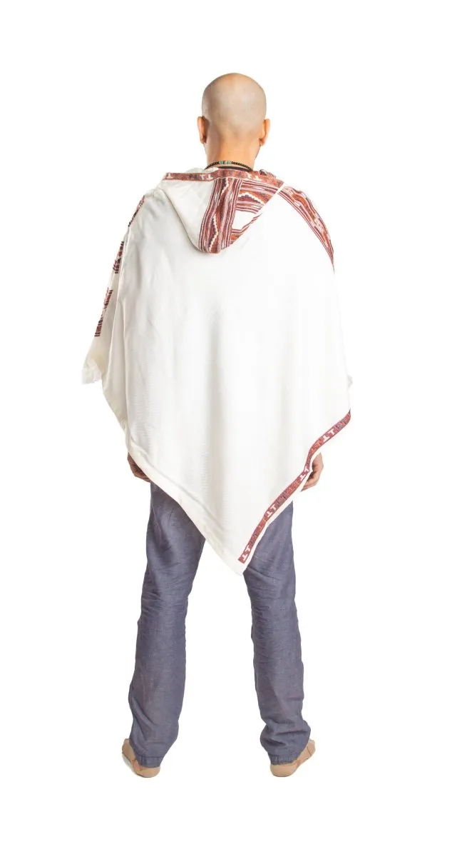 Hooded Poncho With Pockets (Elevate)