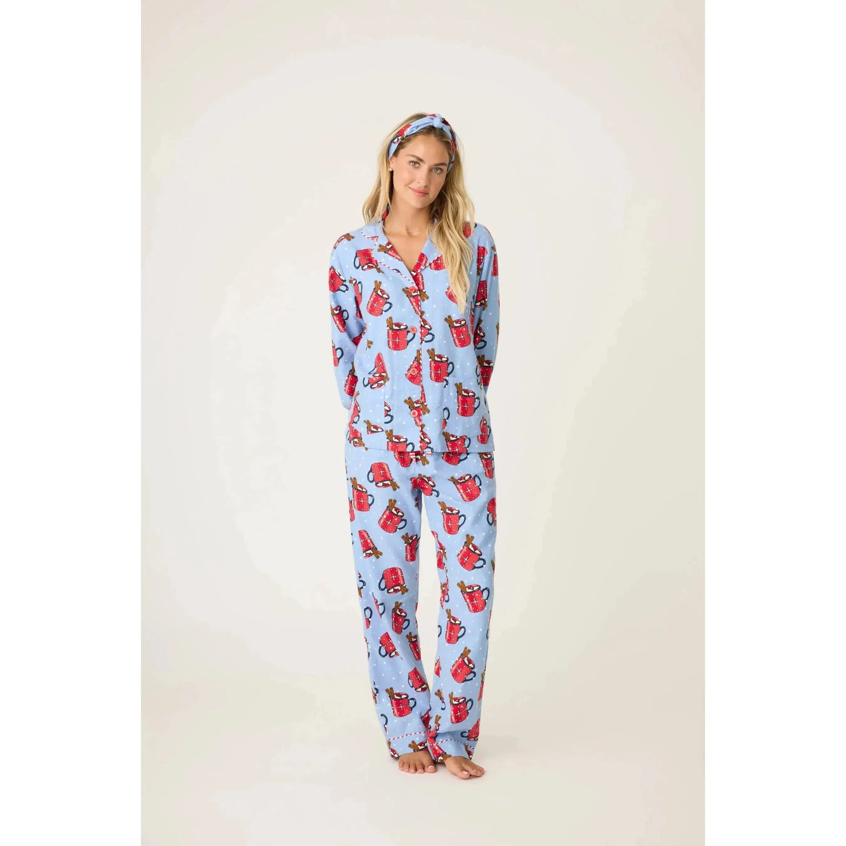 HUG IN A MUG FLANNEL PJ SET