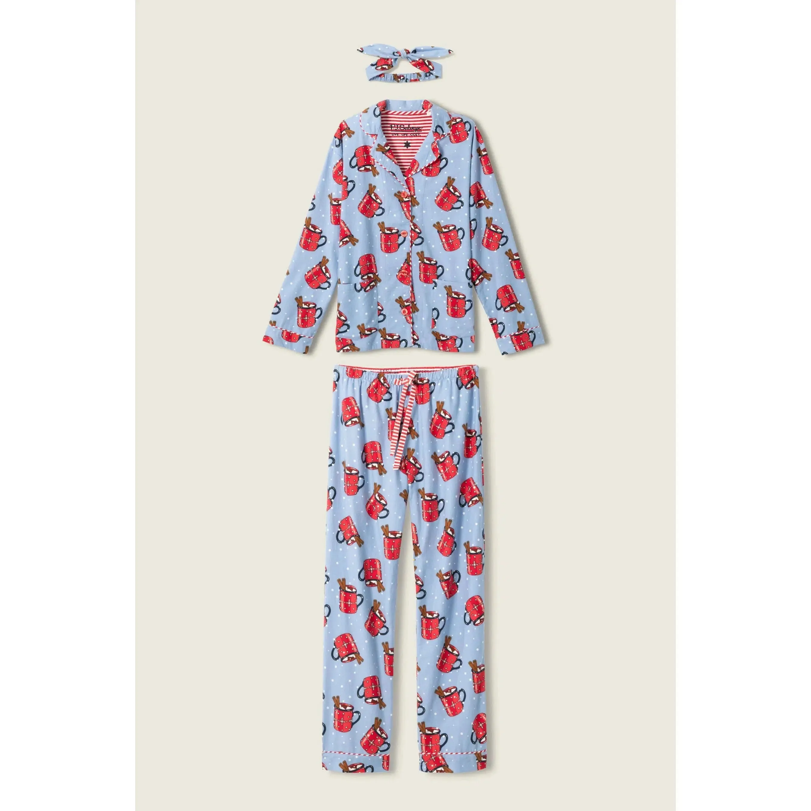 HUG IN A MUG FLANNEL PJ SET