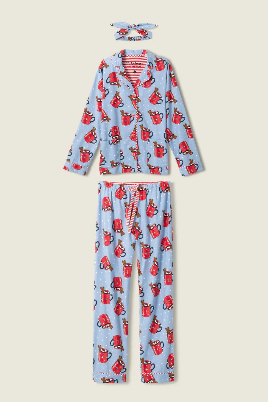 Hug In A Mug Flannel PJ Set