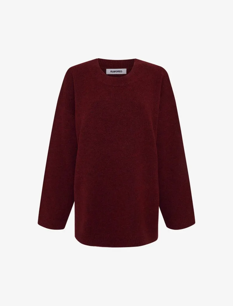 Hunter Crewneck | Merlot