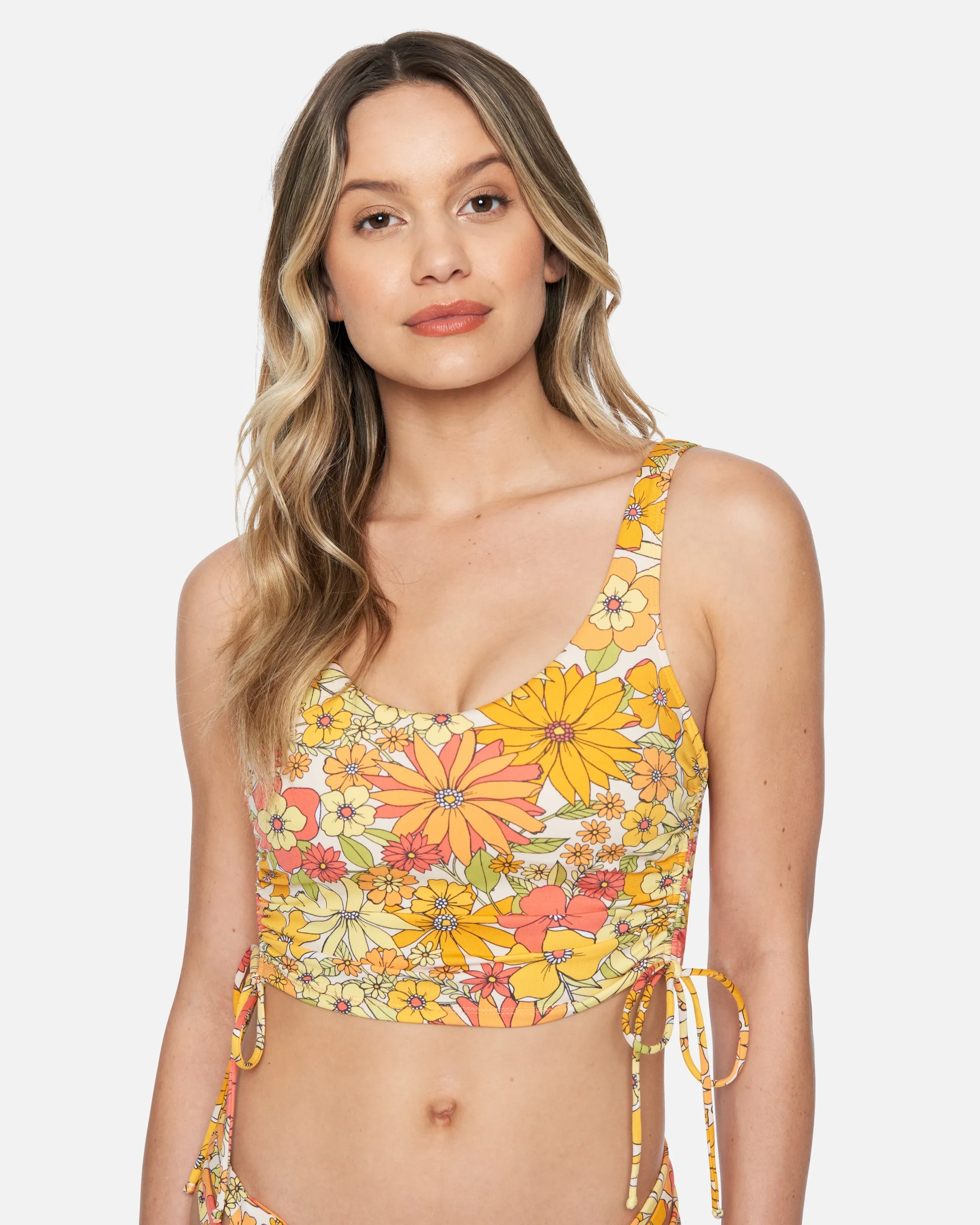 Hurley X Moore Aloha Max Bloomin Groove Crop Tank