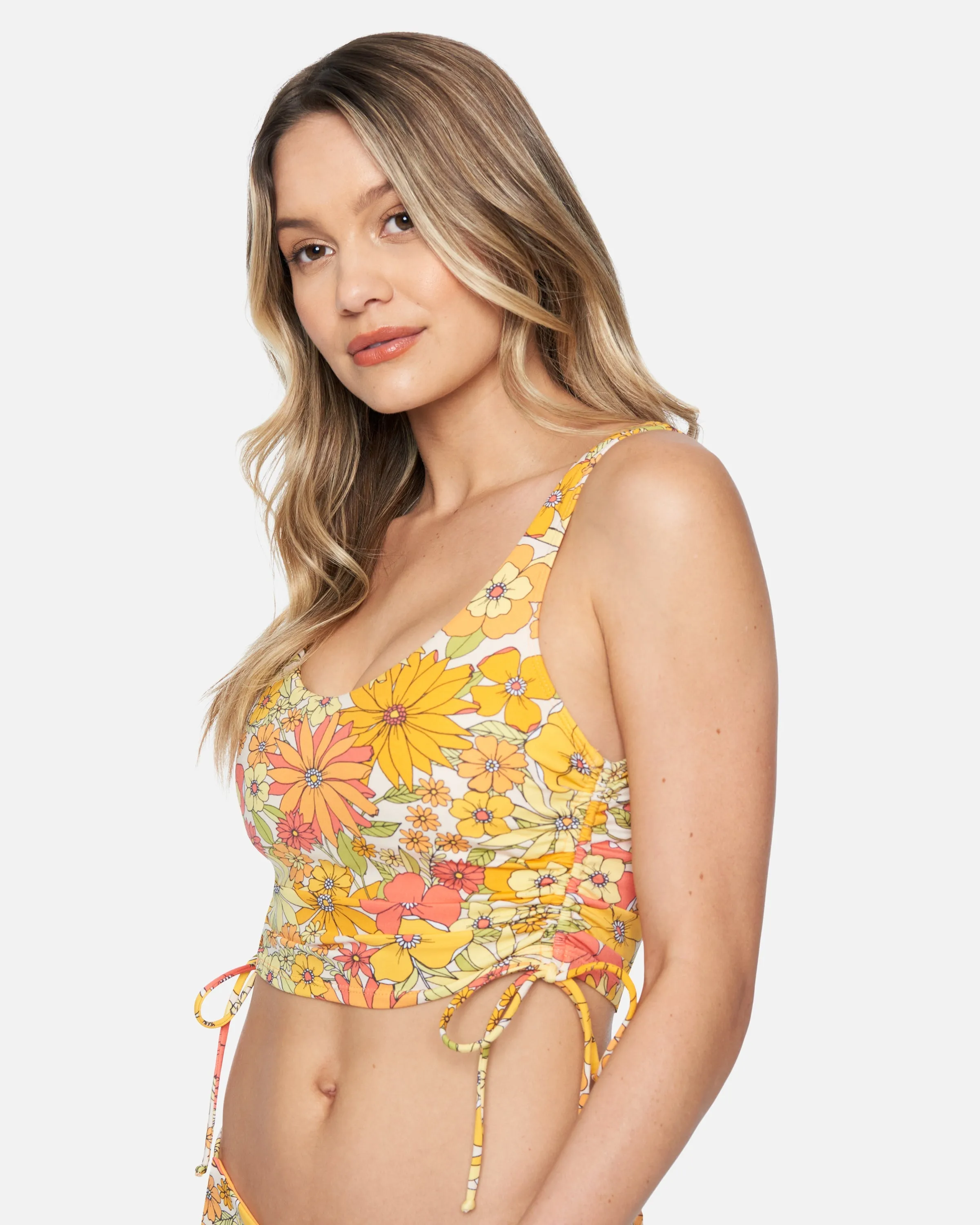 Hurley X Moore Aloha Max Bloomin Groove Crop Tank