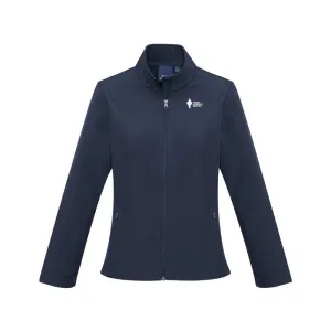 J740L SAH Biz Collection Ladies Apex Lightweight Softshell Jacket Navy