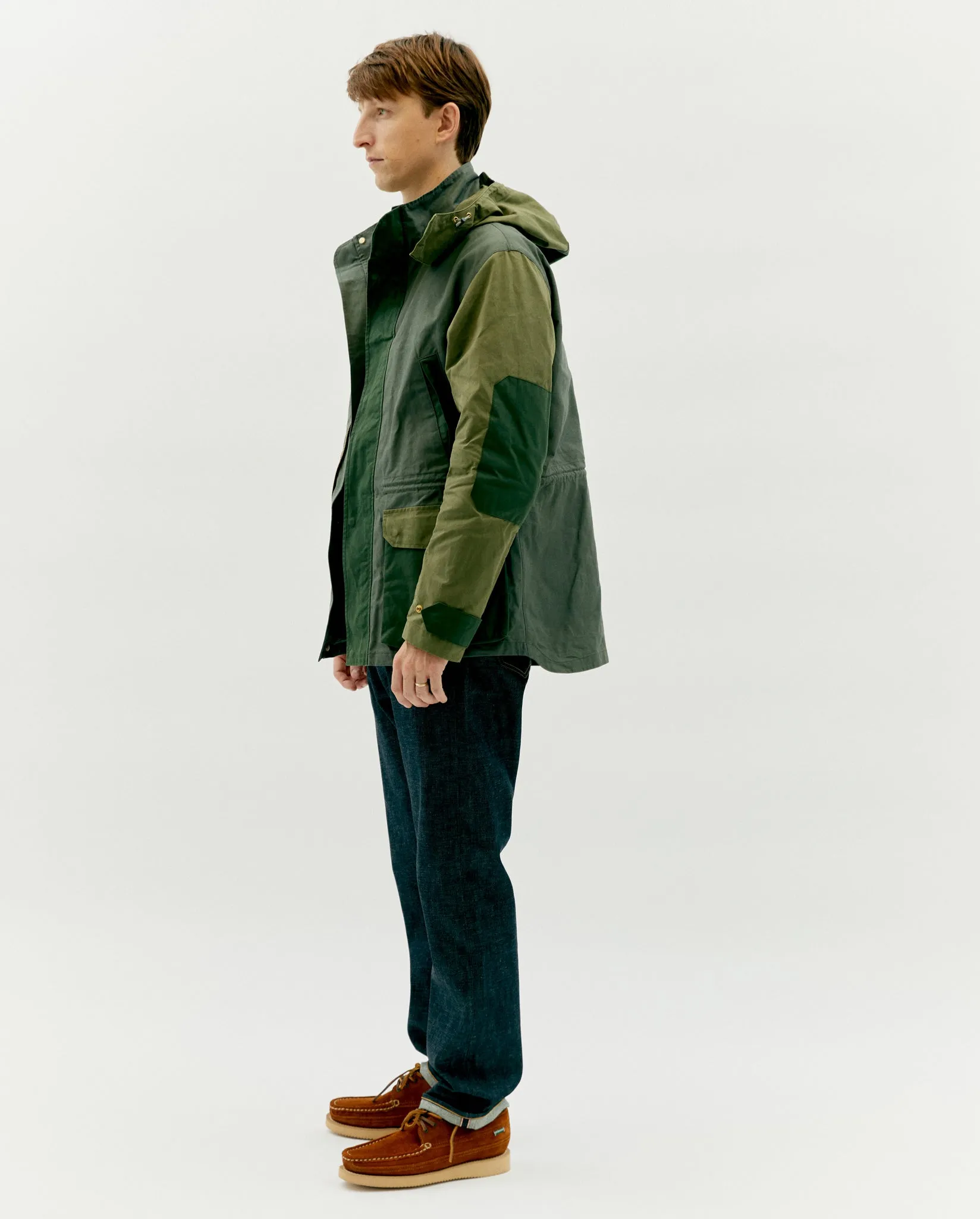 JEFFERSON SHELL JACKET IN GREEN