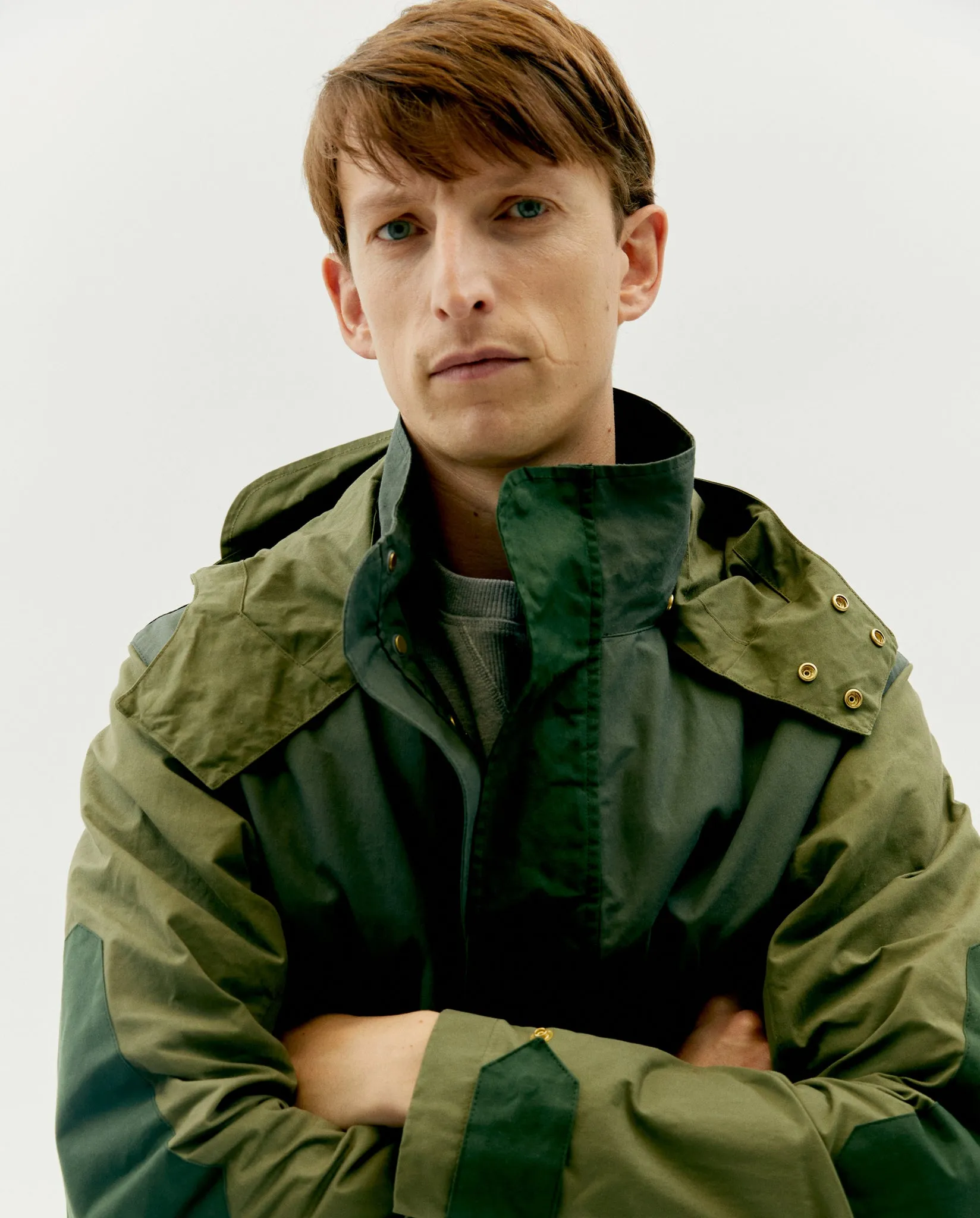 JEFFERSON SHELL JACKET IN GREEN