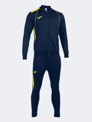 Joma Championship Vii Men Training Suit Navy Blue/Yellow