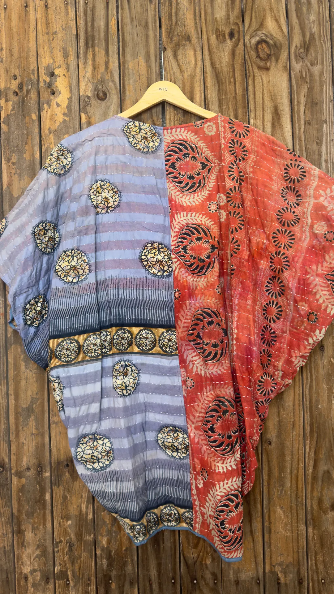 Kantha Cross Front Top - 009