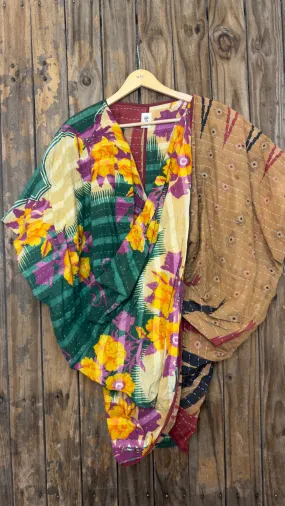 Kantha Cross Front Top - 025