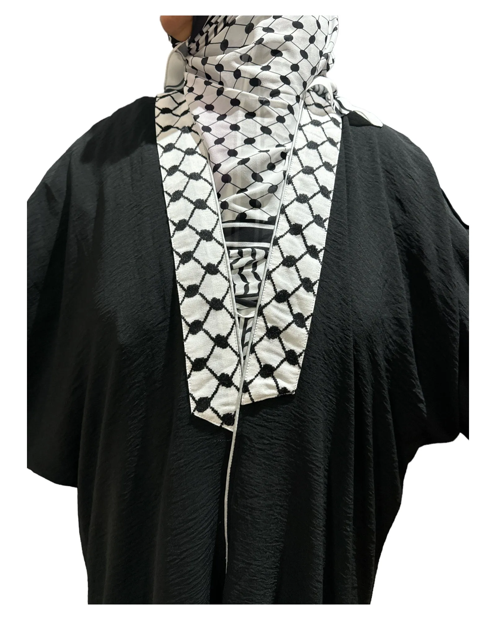 Keffiyeh Abaya: Exclusive Bespoke Piece