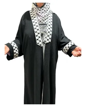 Keffiyeh Abaya: Exclusive Bespoke Piece