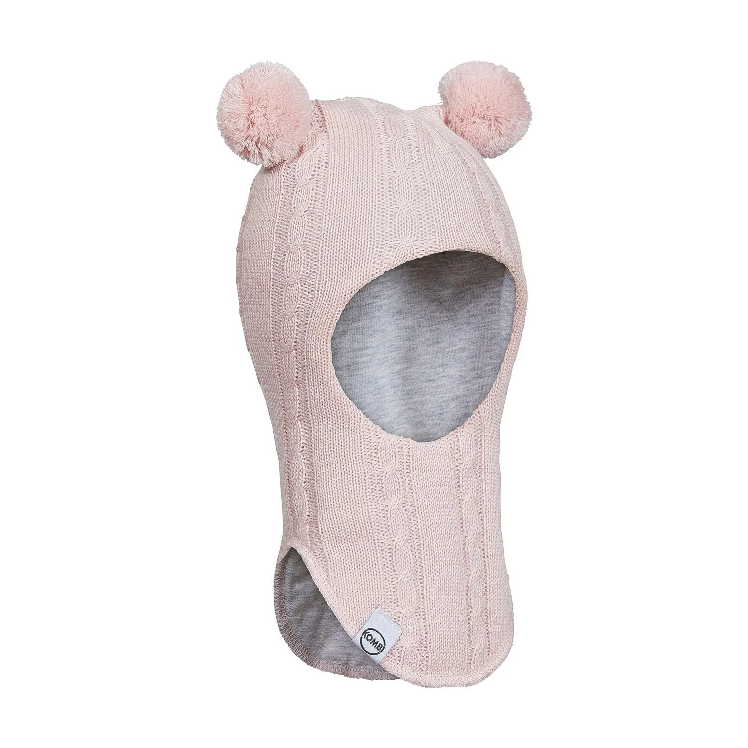 Kombi Light Pink Heather Full Moon Infant Balaclava