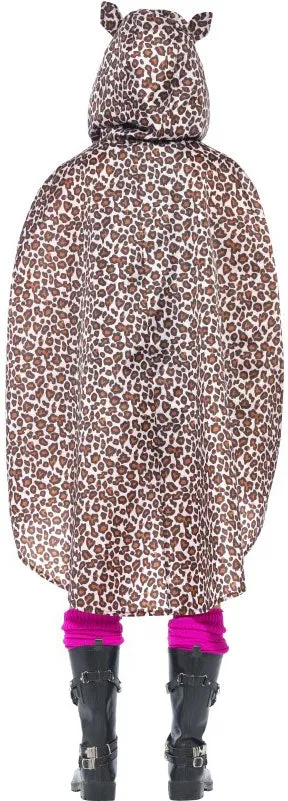 Leopard Party Poncho Regenschutz