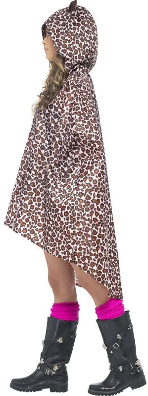 Leopard Party Poncho Regenschutz