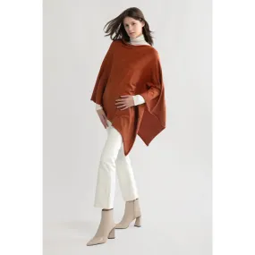 Look by M Basic Triangle Poncho Clay (Women's)