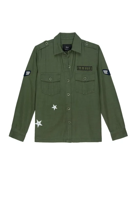 Loren Shirt Jacket Military Olive